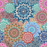 Backing 25cm Multi Mandala