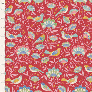 Jubilee 25cm 100544 Bird Tree Red - Tilda