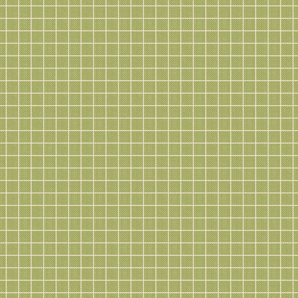 Creating Memories 25cm 160066 Plaid Pea Green - Tilda