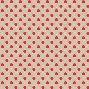 Creating Memories 25cm 160085 Polkadot Red - Tilda