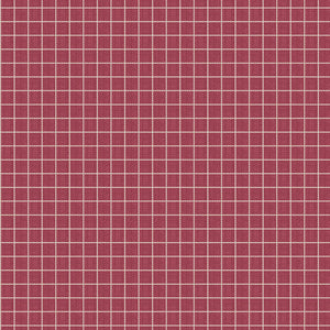 Creating Memories 25cm 160086 Plaid Burgundy - Tilda