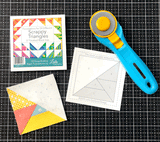 3' Scrappy Triangles Foundation Papers - Leila Gardunia