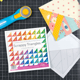 6' Scrappy Triangles Foundation Papers - Leila Gardunia