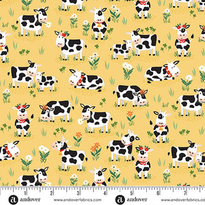 Fun On The Farm 25cm M065Y Cows Yellow