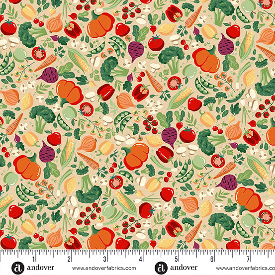 Fun On The Farm 25cm M066Q Vegies Cream