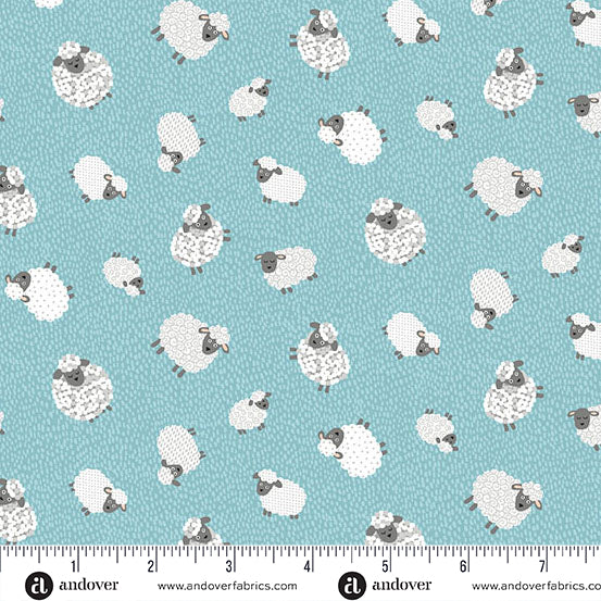 Fun On The Farm 25cm M068B Sheep Blue