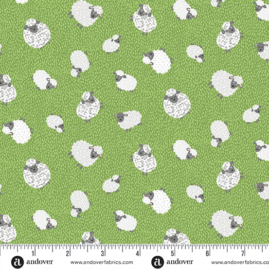 Fun On The Farm 25cm M068G Sheep Green