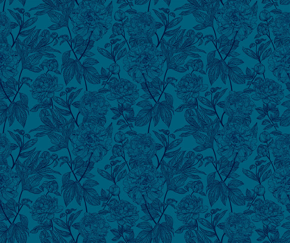 Indelible 25cm AMT1003-47L Peony Lush Ocean - Anna Maria