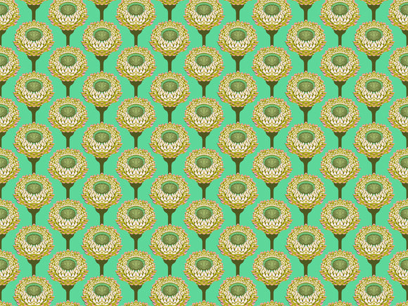 Iconic 25cm AMT123-64V Strawflower Vintage Aqua - Anna Maria