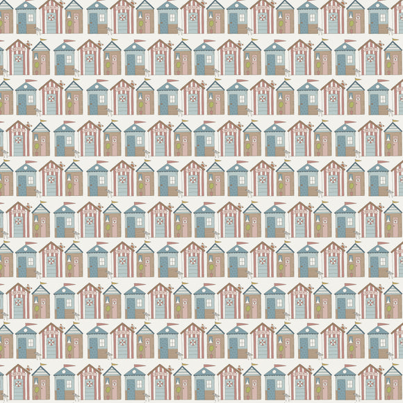 Sunkissed Sojourn 25cm DV6102 Beach Huts - Natalie Bird