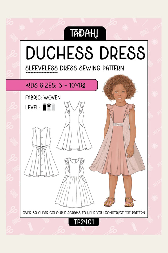 tadah festival dress Baby Festival Combo Sewing Pattern – Tadah Patterns + Sewing main image 0