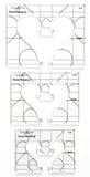 Every Hearts 1 Set of 3 Rulers - Amanda Murphy