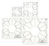 Every Hexagon 1 Set of 4 Rulers - Amanda Murphy