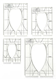Every Petal 1 Set of 4 Rulers - Amanda Murphy