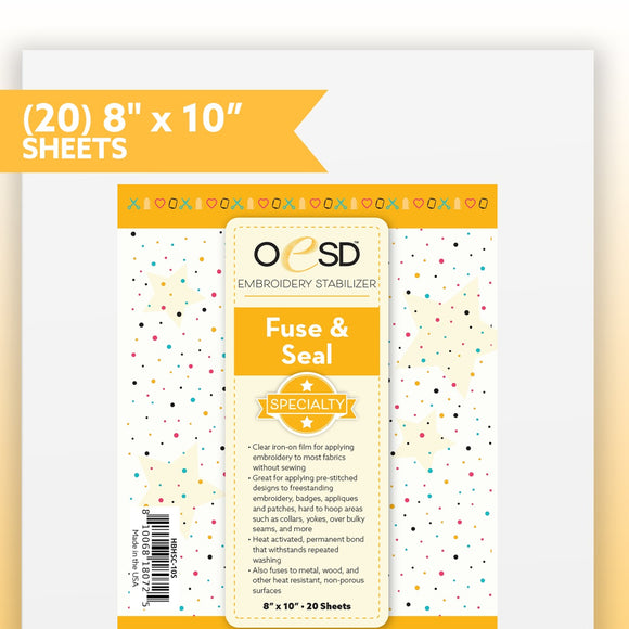Fuse and Seal Embroidery Stabilizer - OESD