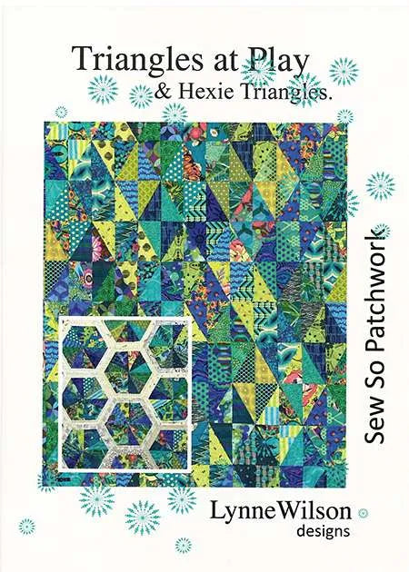 Triangles At Play Pattern & Template - Lyyne Wilson Designs