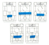 Mini Lollipop Set of 5 Ruler - Amanda Murphy