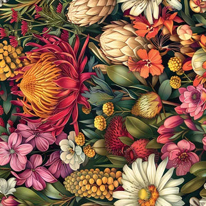 Backing Nora's Natives 25cm DV6701 Main Floral