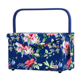 Sewing Basket Blossom Breeze Navy - Gutermann X Birch
