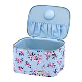Sewing Basket Small Floret Blue - Gutermann X Birch