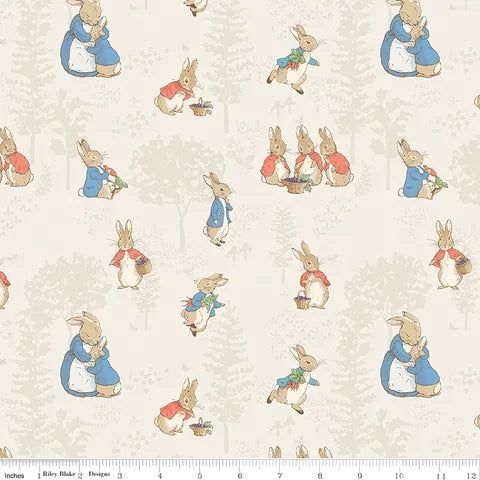 Peter Rabbit 25cm CF15316 Cream Flannel
