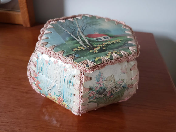Vintage Card Baskets