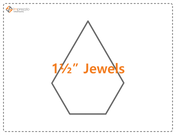 Imp 1.5' Jewel Papers 95pk - Imprezzio