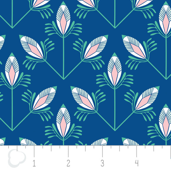 Peacock Garden Plumage in Royal