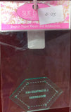 Hexagon Elongated Acrylic Template