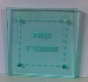 Square 1 Inch Acrylic