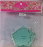 Pentagon Pack Acrylic Template with Papers