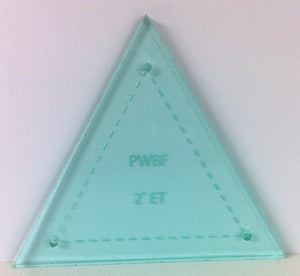 Equilateral Triangle Acrylic Template