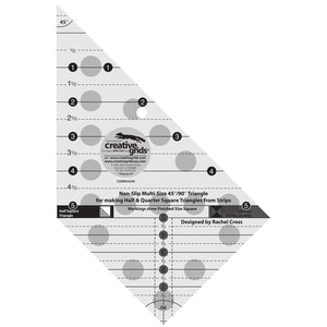 Triangle 45/90 Degree Ruler - Creative Grids