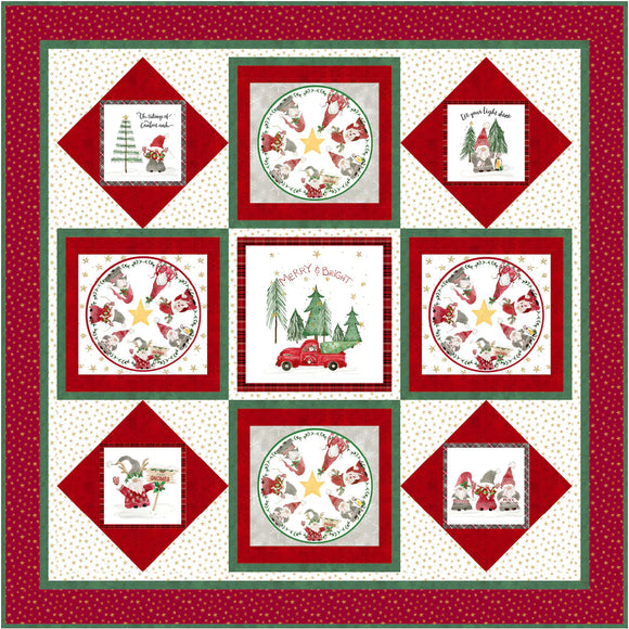 Gnome's Home Tree Farm Quilt Pattern