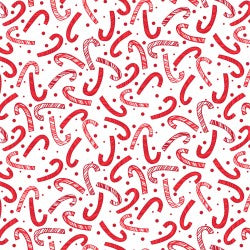 Candy Canes - White