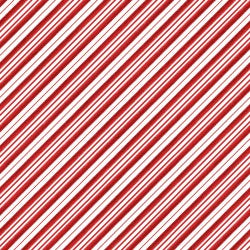 Candy Cane Stripe - Red