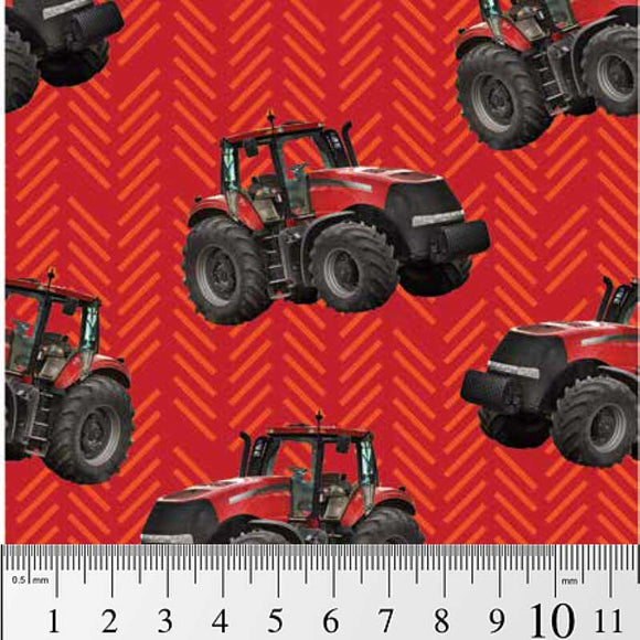Farm Machines - Toss pattern red