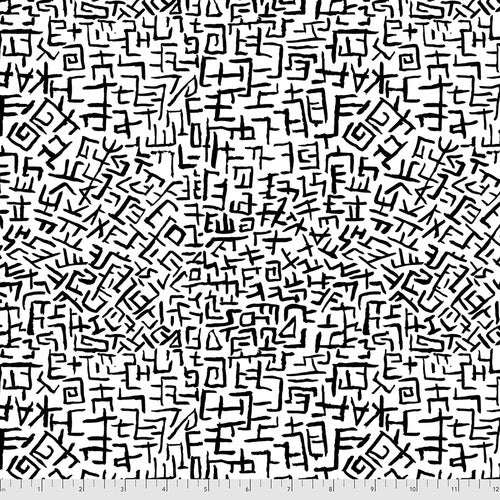 August 2021 25cm PWBM078 White Amaze - Kaffe Fassett
