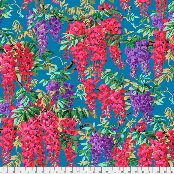 August 2020 25cm PWPJ102 Teal Wisteria - Kaffe Fassett