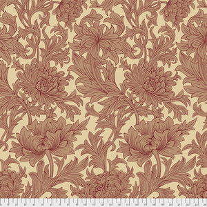 Backing 25cm Chrysanthemum Toile QBWM003-RED