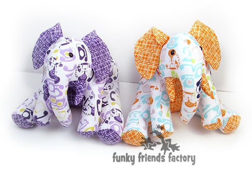 Funky Friends Ellie Elephant Toy Pattern