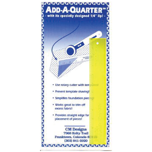 Add A Quarter 6 Inch Ruler