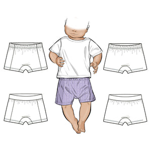 Tadah Baby Basics Shorts Pattern