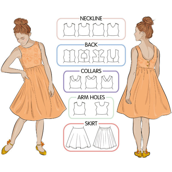 Tadah Teen Tea Party Dress Pattern