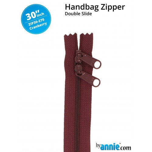 30' Handbag Zip - Cranberry - ByAnnie