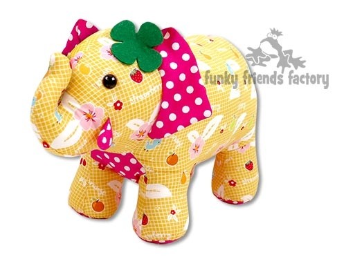 Funky Friends Georgie the Good Luck Elephant Toy Pattern