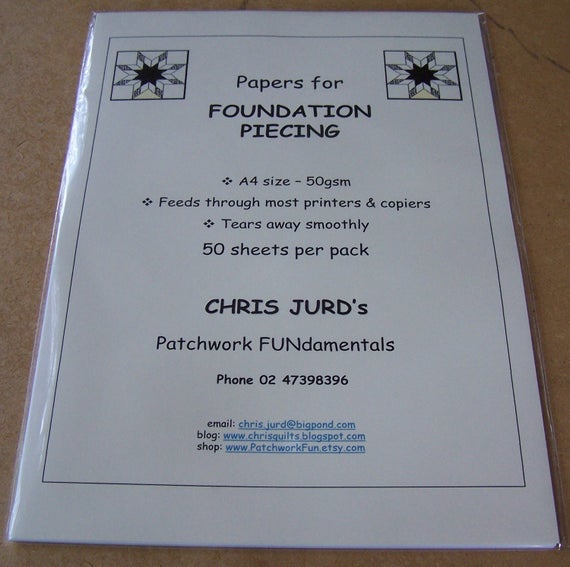 Foundation Papers for Piecing - Chris Jurd